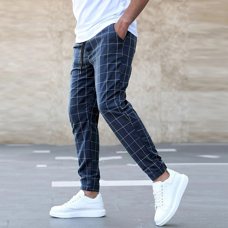 WALTER™ Elegante broek met rasterpatroon