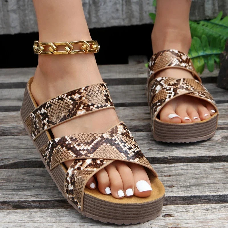 LOOMZ™ DAMES PLATFORM SANDALEN