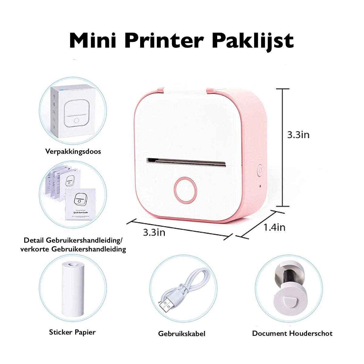 LOOMZ™ MiniPrinter Bluetooth Printer